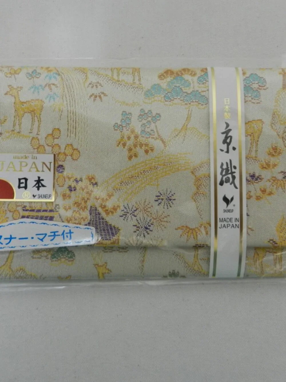 Kyoto Traditional Long wallet Classic Deer landscape Brocade made in Japan NEW
